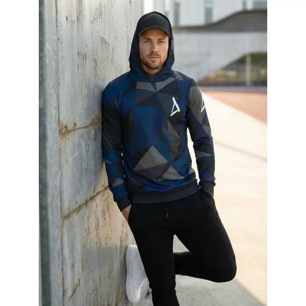  Moški premium pulover ALTISPORT VOJ/ALM007MI01 TEMNO MODRA 
