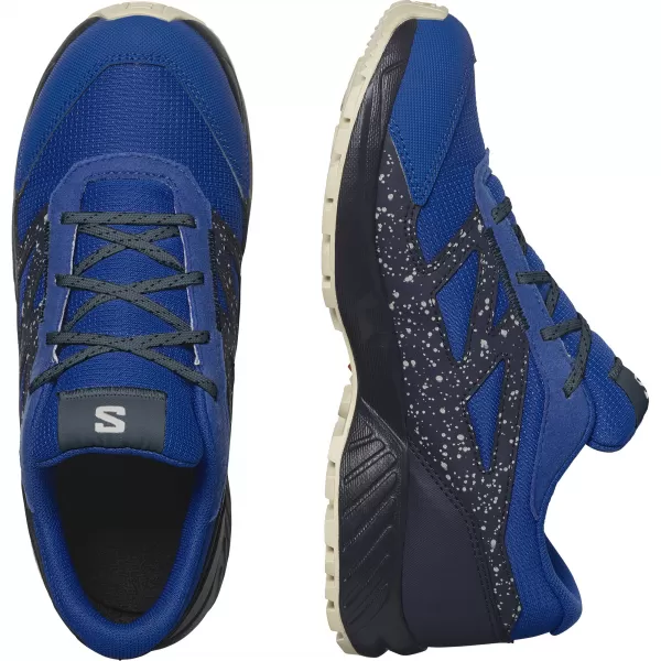  Otroški čevlji SALOMON OUTWAY CSWP JUNIOR L47377000 LAPIS MODRA/KARBON/BELJEN PESEK 