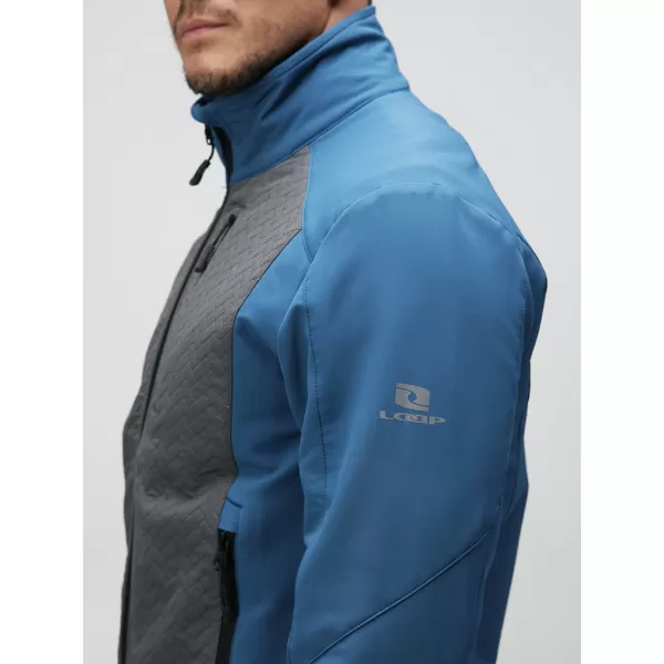  Moška softshell jakna LOAP URVAL OLM2313 TEMNO MODRA 