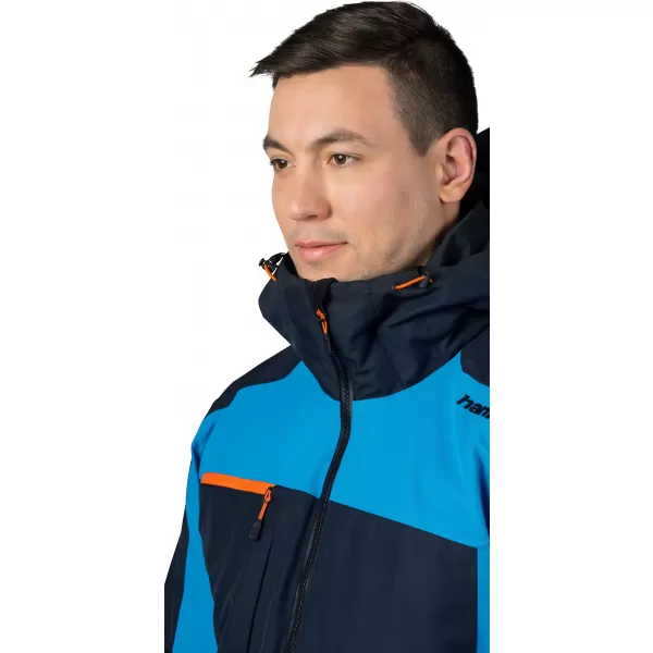  Moška jakna HANNAH KELTON ANTRACIT/METIL MODRA 