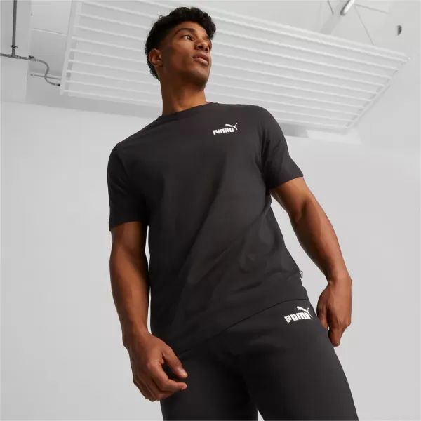  Moška majica s kratkimi rokavi PUMA ESS SMALL LOGO TEE 586668-01 ČRNA 