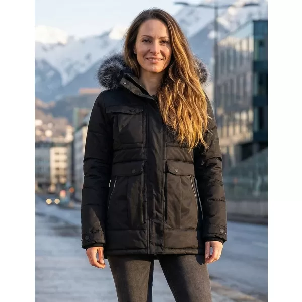  Ženska jakna ALPINE PRO EGYPA LJCB592 ČRN 