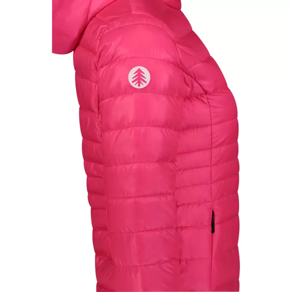  Ženska prešita jakna NORDBLANC SPARKLE NBWJL7947 ROZA SIJAJ 