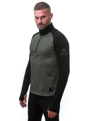 Moška termo majica SENSOR COOLMAX THERMO OLIVE GREEN/BLACK