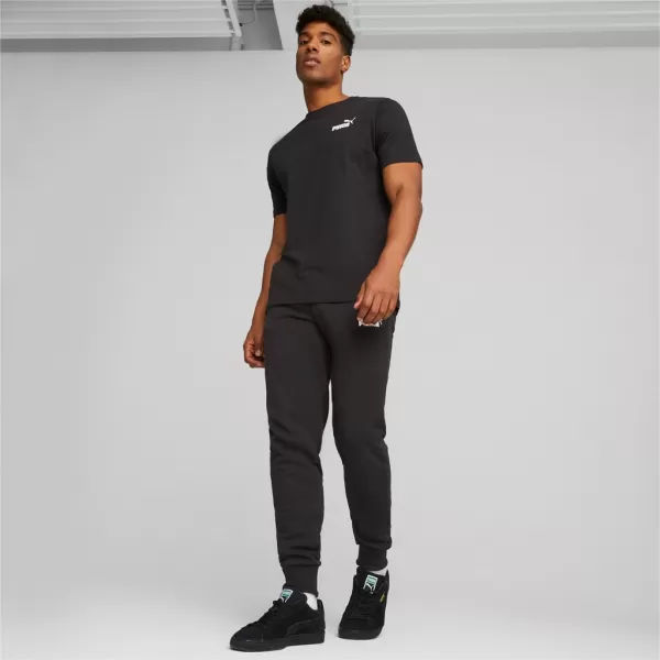 Moška majica s kratkimi rokavi PUMA ESS SMALL LOGO TEE 586668-01 ČRNA 