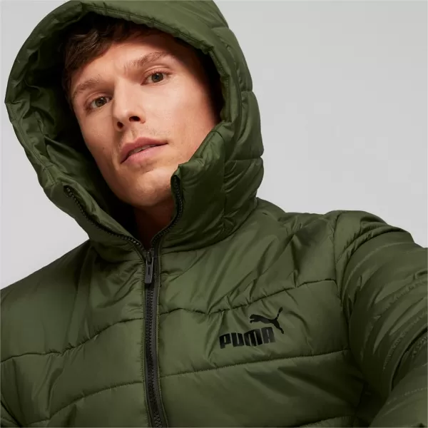  Moška jakna PUMA ESS HOODED PADDED JACKET 848938-31 ZELENA 