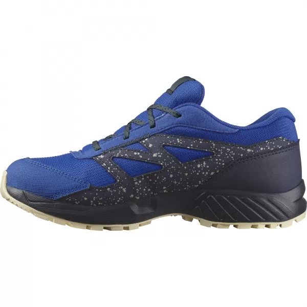  Otroški čevlji SALOMON OUTWAY CSWP JUNIOR L47377000 LAPIS MODRA/KARBON/BELJEN PESEK 
