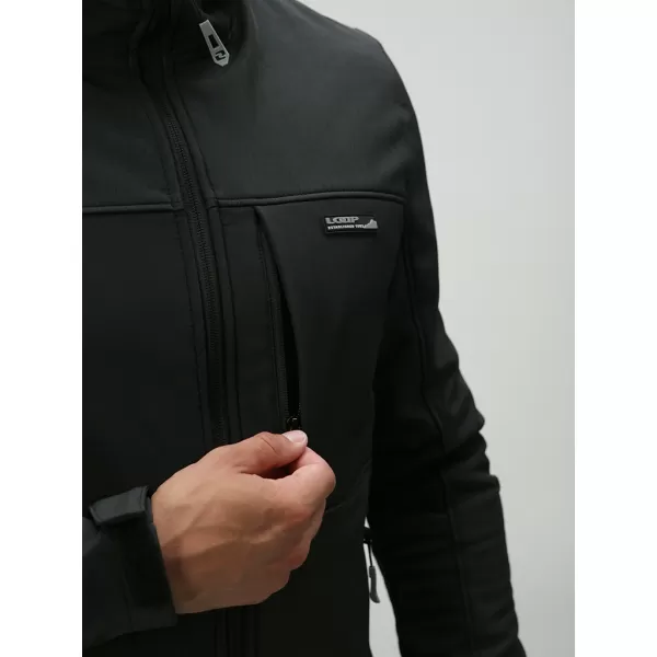 Moška softshell jakna LOAP LUPRON OLM2307 TEMNO SIVA 