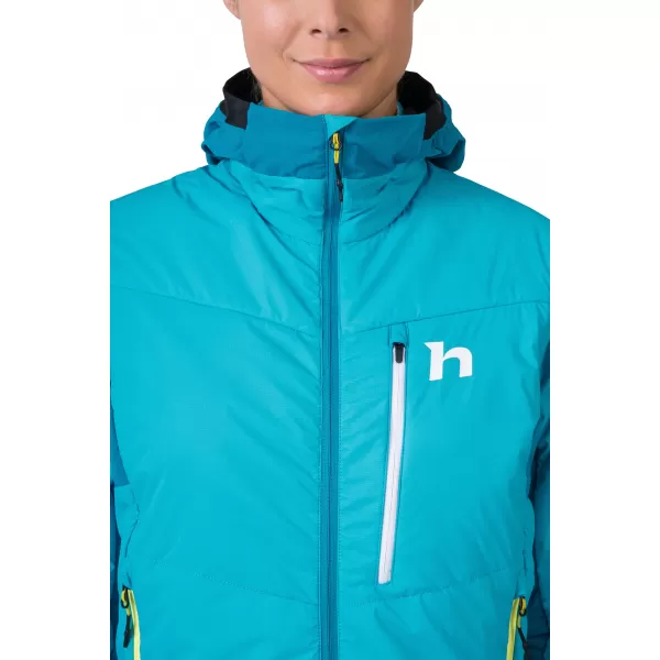  Ženska jakna HANNAH NAVA HOODY SCUBA MODRA/EMAJL MODRA 