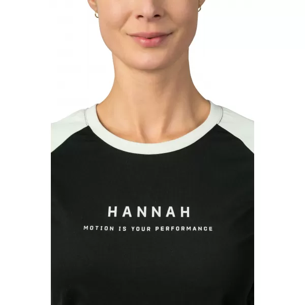  Ženska majica z dolgimi rokavi HANNAH PRIM ANTRACIT/ZORNO MODRA 