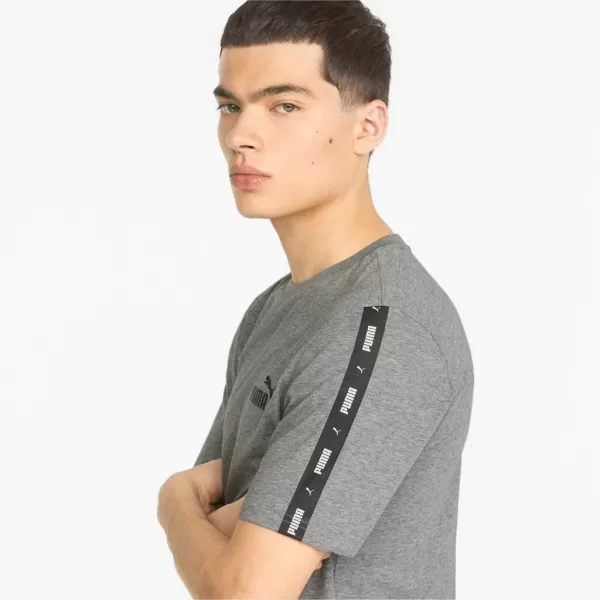  Moška majica s kratkimi rokavi PUMA ESS+ TAPE TEE 847382-03 SIVA 
