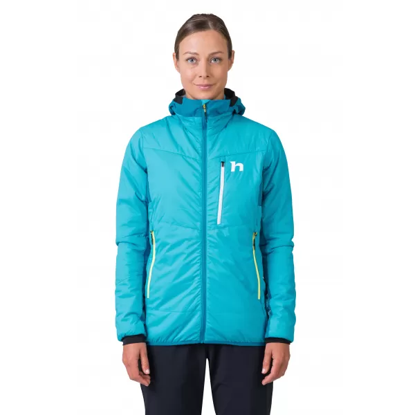  Ženska jakna HANNAH NAVA HOODY SCUBA MODRA/EMAJL MODRA 