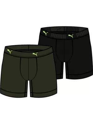Moške boksarice PUMA SPORT COTTON BOXER 2P 935521-06 RJAVA