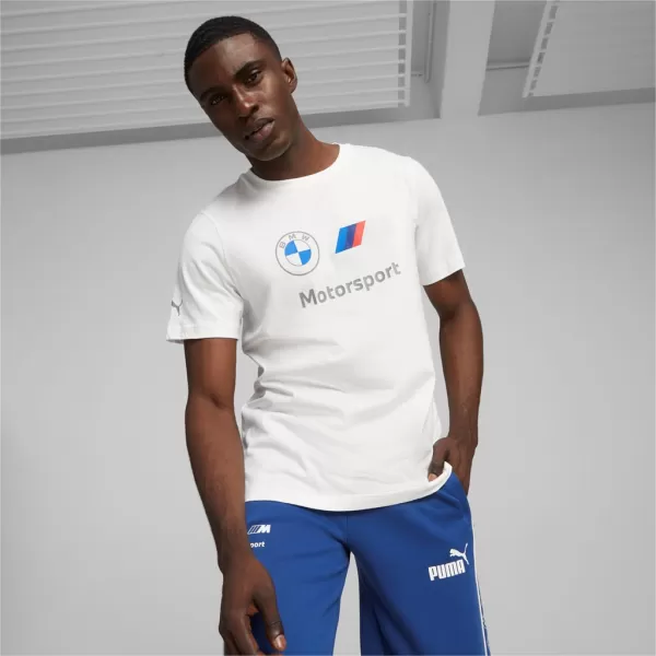  Moška majica s kratkimi rokavi PUMA BMW MMS ESS LOGO TEE 621314-02 BELA 