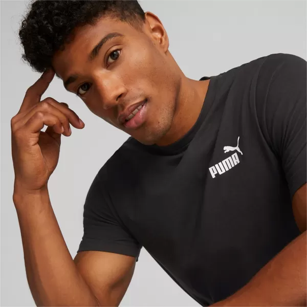  Moška majica s kratkimi rokavi PUMA ESS SMALL LOGO TEE 586668-01 ČRNA 