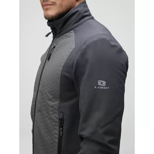  Moška softshell jakna LOAP URVAL OLM2313 TEMNO SIVA 