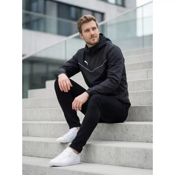  Moška jakna PUMA TEAMRISE ALL WEATHER JACKET 657396-03 ČRNA 