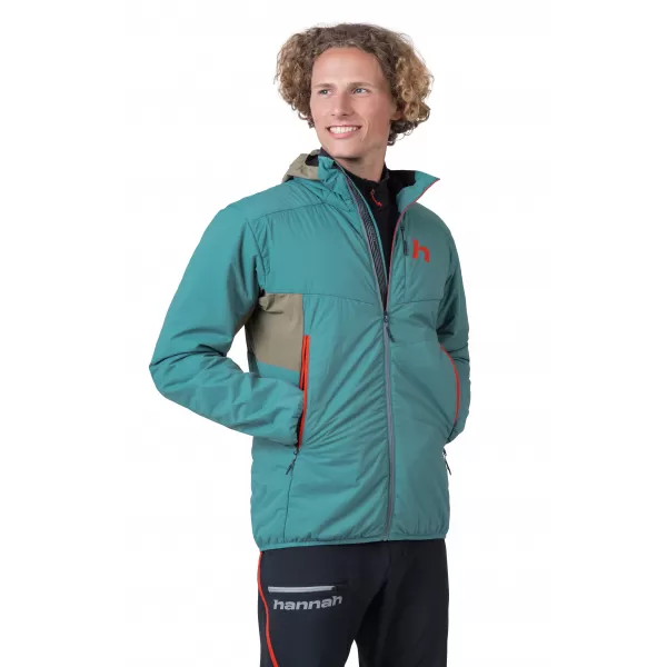  Moška jakna HANNAH KECHU HOODY OLJE MODRO/ŽGANA OLJKA 