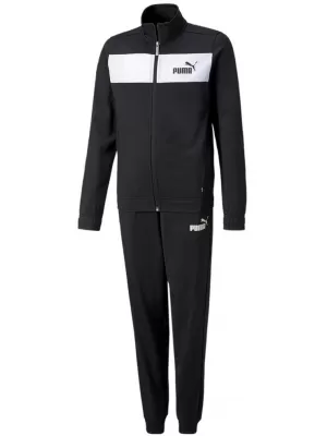 Otroški komplet trenirke PUMA POLY SUIT CL B 589371-01 ČRNA