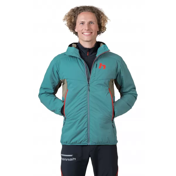  Moška jakna HANNAH KECHU HOODY OLJE MODRO/ŽGANA OLJKA 