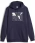 Moški pulover PUMA ESS+ LOGO LAB HOLIDAY HOODIE FL 675924-06 MODRA