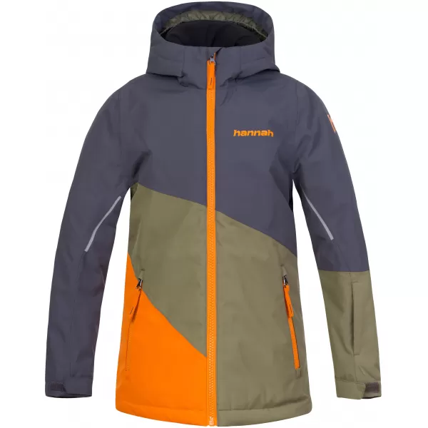  Otroška jakna HANNAH KIGALI JR ASFALT/ŽGANA OLJKA 