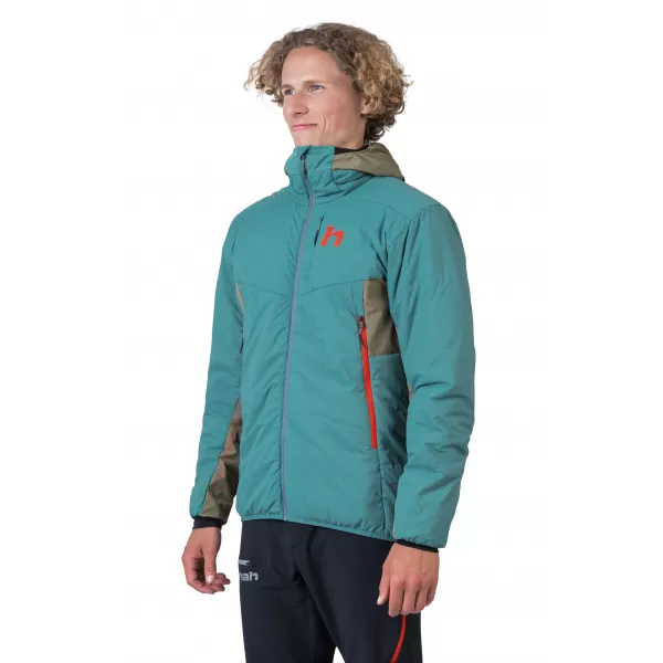  Moška jakna HANNAH KECHU HOODY OLJE MODRO/ŽGANA OLJKA 