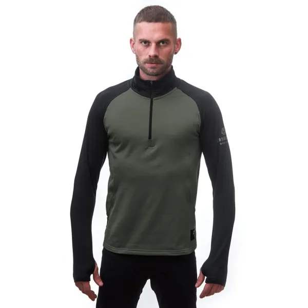  Moška termo majica SENSOR COOLMAX THERMO OLIVE GREEN/BLACK 