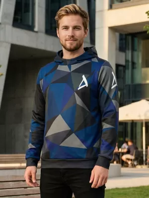 Moški premium pulover ALTISPORT VOJ/ALM007MI01 TEMNO MODRA