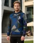 Moški premium pulover ALTISPORT VOJ/ALM007MI01 TEMNO MODRA