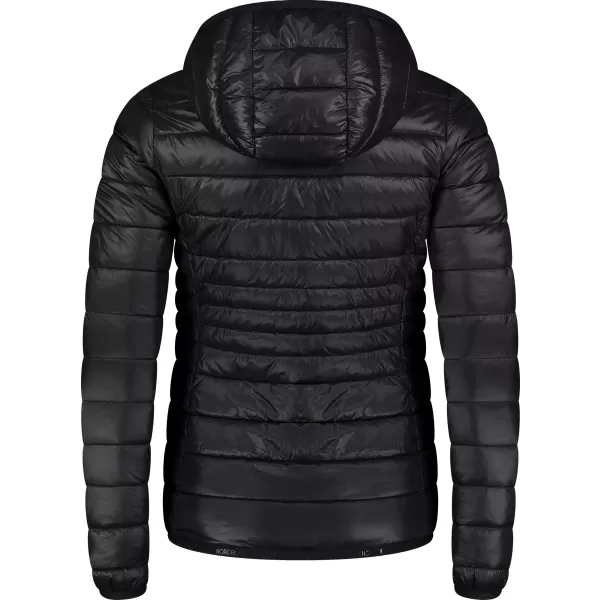  Ženska prešita jakna NORDBLANC SPARKLE NBWJL7947 ČRNA 