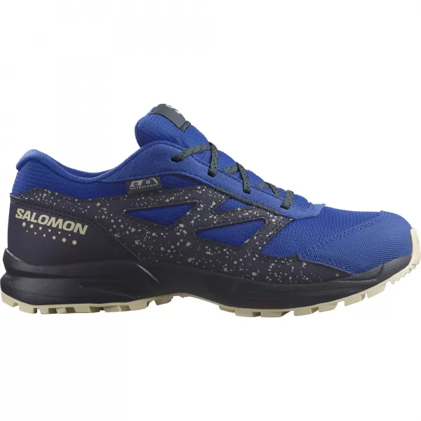  Otroški čevlji SALOMON OUTWAY CSWP JUNIOR L47377000 LAPIS MODRA/KARBON/BELJEN PESEK 