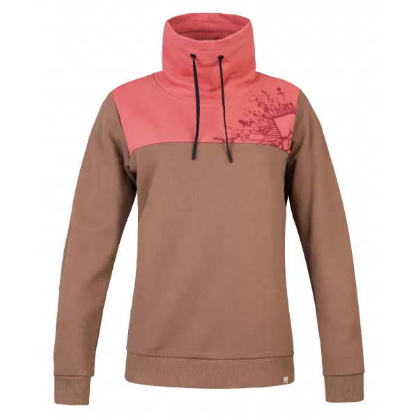  Ženski pulover HANNAH SIBELE COCA MOCHA/UVELA VRTNICA 