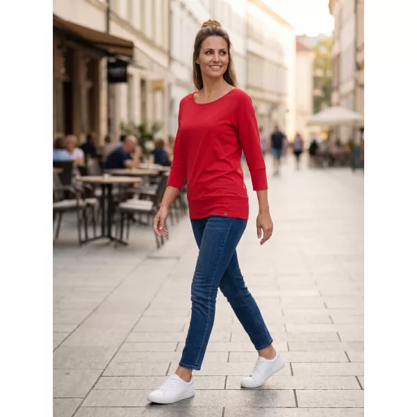  Ženska majica s 3/4 rokavi SAM 73 SELMA WT 896 TEMNO ROZA 