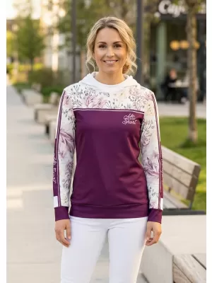 Ženski premium pulover ALTISPORT VOJ/ALW008MI01 BORDO
