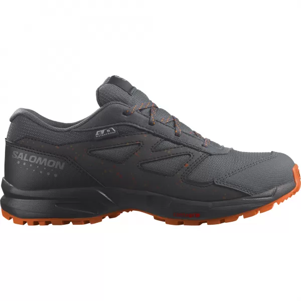  Otroški čevlji SALOMON OUTWAY CSWP JUNIOR L47282800 EBENOVINA/ČRNA/ŠOKANTNO ORANŽNA 