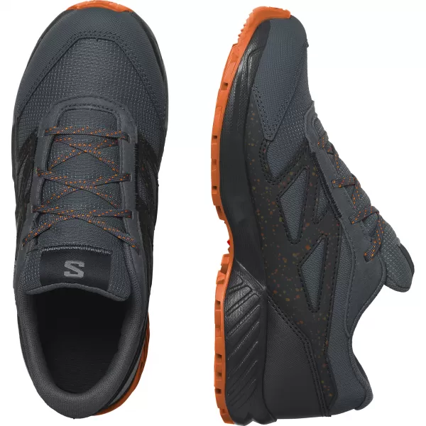  Otroški čevlji SALOMON OUTWAY CSWP JUNIOR L47282800 EBENOVINA/ČRNA/ŠOKANTNO ORANŽNA 