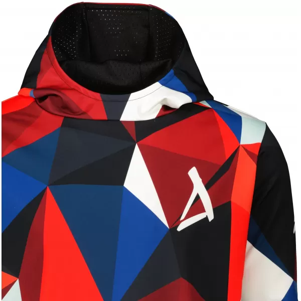  Moški premium pulover ALTISPORT VOJ/ALM007MI01 MORNARSKO MODRA/RDEČA 