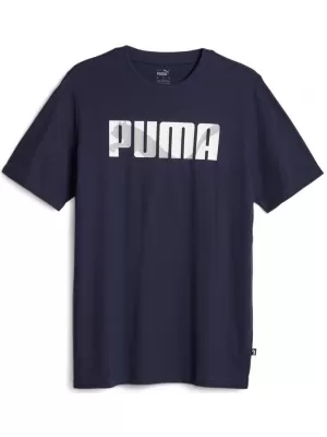 Moška majica s kratkimi rokavi PUMA GRAPHICS WORDING TEE 677185-06 MODRA
