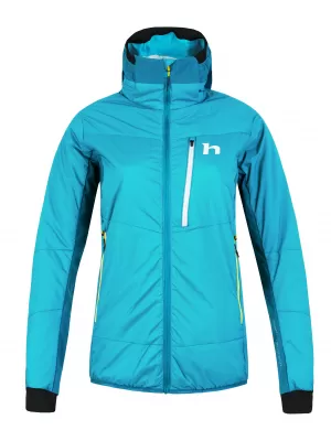Ženska jakna HANNAH NAVA HOODY SCUBA MODRA/EMAJL MODRA