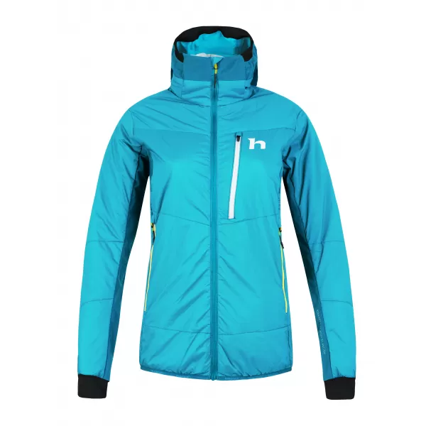  Ženska jakna HANNAH NAVA HOODY SCUBA MODRA/EMAJL MODRA 