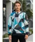 Moški premium pulover ALTISPORT VOJ/ALM007MI01 MODRA/SIVA