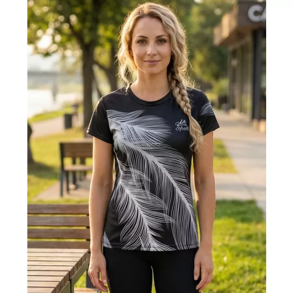  Ženska premium funkcionalna majica ALTISPORT VOJ/ALW001TR01 ČRNO SIVA 