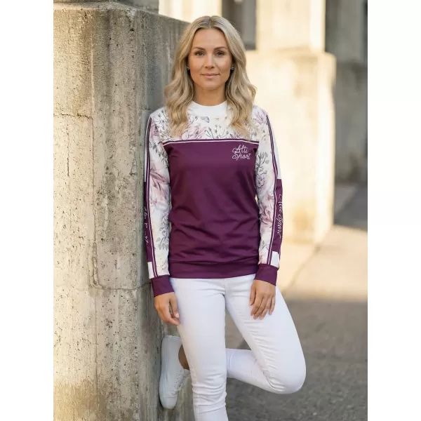  Ženski premium pulover ALTISPORT VOJ/ALW008MI01 BORDO 