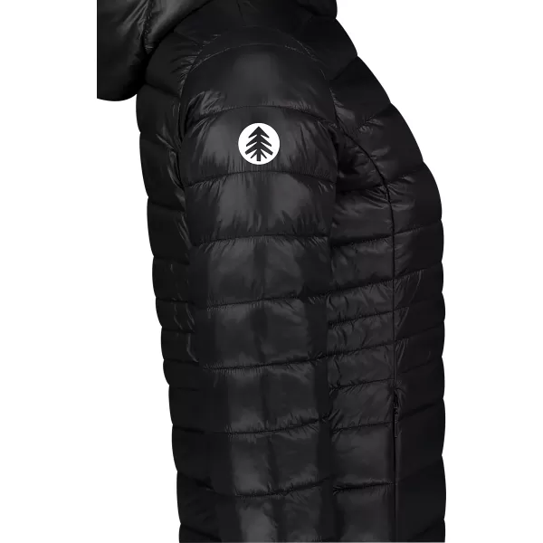  Ženska prešita jakna NORDBLANC SPARKLE NBWJL7947 ČRNA 