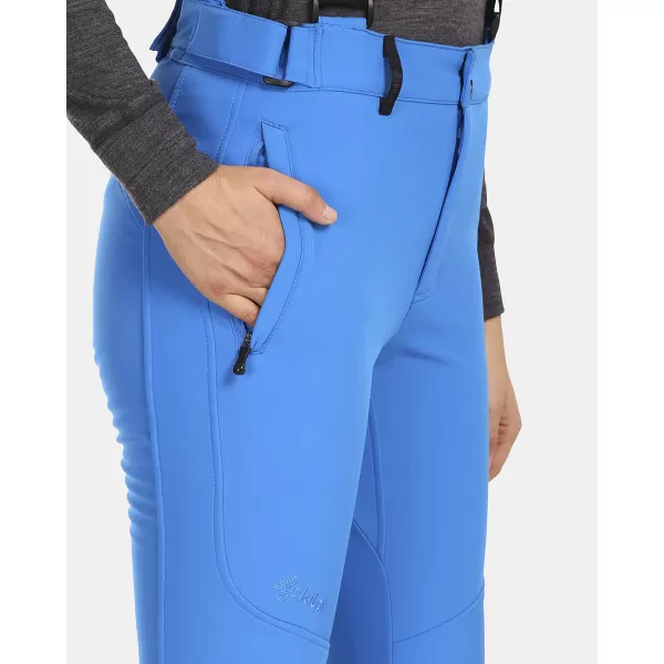  Ženske softshell smučarske hlače KILPI RHEA-W UL0407KI MODRA 