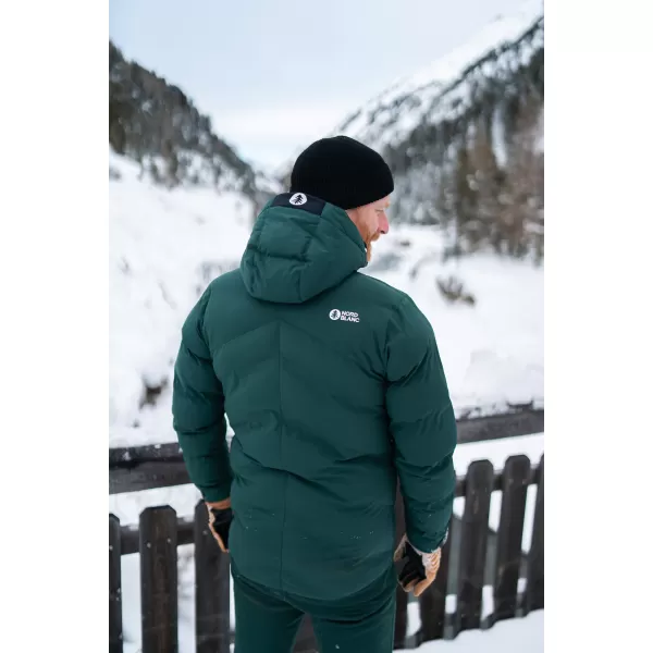  Moška zimska jakna NORDBLANC BRILLIANCY NBWJM7926 TEMNO ZELENA 