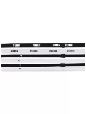 Ženski naglavni trak PUMA AT SPORTBANDS (6PCS) 053452-09 ČRNA
