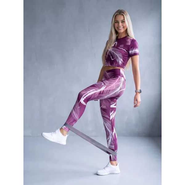  Ženske dolge premium pajkice ALTISPORT VOJ/ALW001LEG01 FUKSIJA 