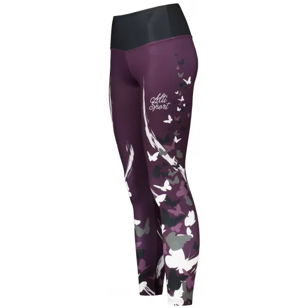  Ženske dolge premium pajkice ALTISPORT VOJ/ALW022LEG01 VIJOLIČNA 
